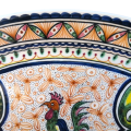 Keramos Handmade Ironstone hand-painted in Portugal Rooster Platter Charger