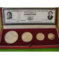 1966 LESOTHO COMMEMORATIVE SILVER COIN SET