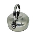 WHISTLING STAINLESS STEEL KETTLE - 3lt - SUITABLE TO USE ON STOVE OR FIRE