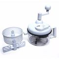 8 Piece Swift Chopper Manual Food Processor Salad Spinner