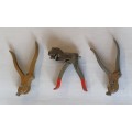 A Trio Of Vintage Pistol-Grip Saw Sets - You Need More Than One!