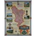 Map of Derbyshire by Ernest Clegg 1946