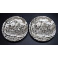 Two Staffordshire Royal Mail Small Plates.