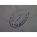 South Africa Blue 3 Pence Stamp on Envelope 1938