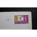 Jersey Post Office First Day Cover 4d 1969 Stamp, Jersey Post Office Inaugural