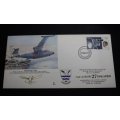 Envelope Presentation Of New Colours 27 Squadron RSA 15c Stamp 1979