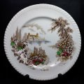Vintage Johnson Bros Decorative Wall Plate  - Castle On The Lake