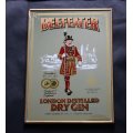 Beefeater London Distilled Dry Gin Bar Mirror.