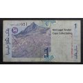 Malaysia 1 Satu Ringgit Bank Note 2000 (Fine) Circulated