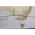 Australian Wall Map - Folded - 1972