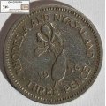 Rhodesia and Nyasaland 1956 Three Pence Coin Circulated