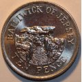 Bailiwick Of Jersey 1992 10 Pence Coin Circulated
