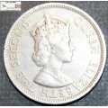 Mauritius 1956 1 Rupee Coin EF40