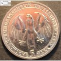 Germany 1982 5 Deutsche Mark Von Goethe Coin Circulated
