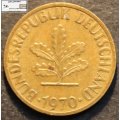 Germany 1970 5 Pfennig Coin Circulated
