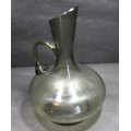 Elegant Flagon Style Glass Vase.