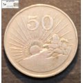 Zimbabwe 1980 50c Coin EF40