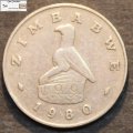 Zimbabwe 1980 50 Cent Coin Circulated