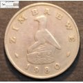 Zimbabwe 1980 1 Dollar Coin VF40