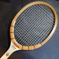 Vintage Wilson Wooden Frame Tennis Raquet
