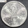 France 2 Francs 1979 Coin EF40 Circulated