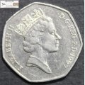 United Kingdom 50 Pence 1997 Coin EF40