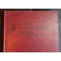 Philips International Atlas Interim Edition 1944  Large Hardcover