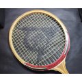 Vintage Dunlop Warwick Wood Frame Squash Racquet