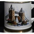 Tower Bridge Mug by Prince William Decorative 22 Carat Gold Trim