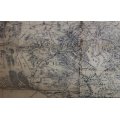 South Western Districts, Cape and Malmesbury @ 1890, Reproduction Printed  Wall Map