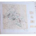 Witwatersrand Central, East and West, Topographical Map 1935, Set of 3 Maps, Reproduction Prints