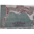 Vintage Plan of Part of the Township of Saldanha Bay 1914, Poster Print.