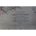 Eastern Frontier of the Colony Of the Cape of Good Hope Wall Map 1853, Reproduction Print