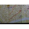 Street Map of Central London for Framing.
