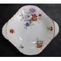 Vintage Royal Doulton Floral Pattern Bone China Trinket Dish 1952