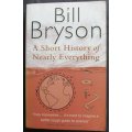 A Short History of Nearly Everything by Bill Bryson, Softcover Book.