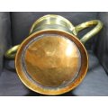 Vintage Brass Pot Vase with Handles