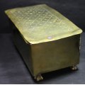 Vintage Brass Lidded Box with Dickens Characters