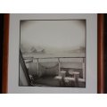 Robert Billington `Sydney Viewed From The Ferry` Framed Sepia Photograph