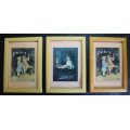 Pears Soap Framed Pictures, Set Of 3