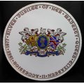 Her Majesty Queen Elizabeth II Silver Jubilee Limited Edition Plate 1952 - 1977, by Paragon