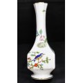 Aynsley `Pembroke` Pattern Fine English Bone China Footed Bud Vase