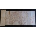 1955 Shell Road Map of Southern Africa Folded Map Section 2