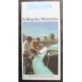 Vintage Folded Map of Britain and Northern Ireland for Tourists 1980
