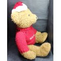 Take Me Home Teddy Bear with Knitted Jumper and a Red Cap