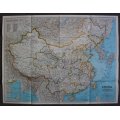 National Geographic Folded Map of China July 1991.