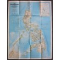 National Geographic Folded Map of The Philippines July 1986
