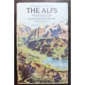National Geographic Folded Map of the Alps April 1985