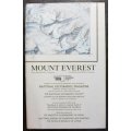 National Geographic Folded Map of Mount Everest November 1988