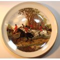 The Hunt by J F Herring Decorative Wall Plate.